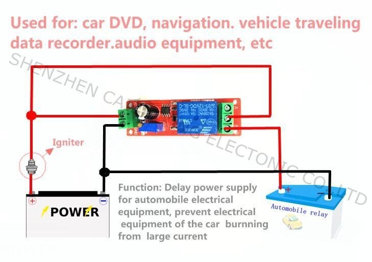 Timer Switch Adjustable Module 0~10S