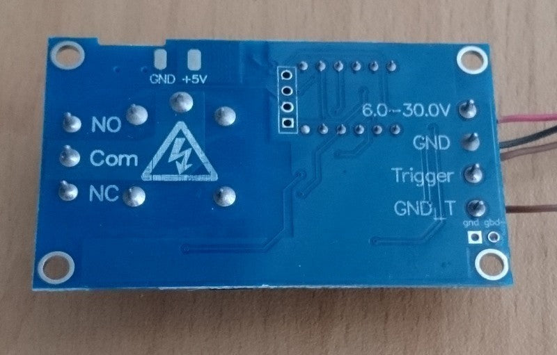 Programmable timer relay module 0.1 s - 999 min