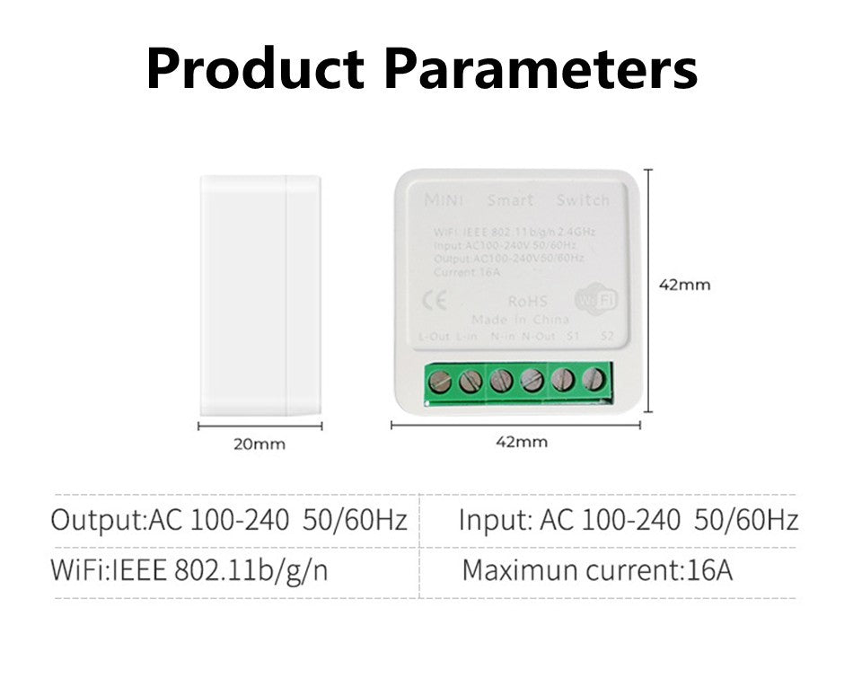 Mini WiFi Smart Switch