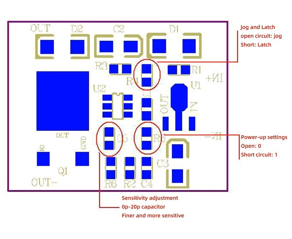 Capacitive Touch Switch Sensor Module